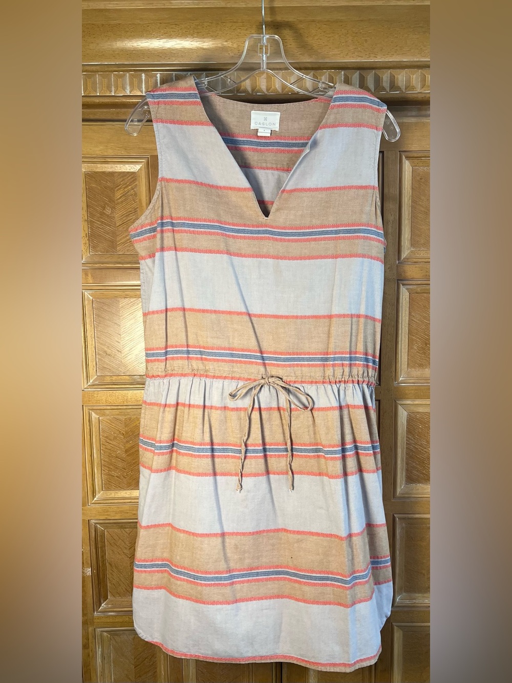 Caslon Women’s Sleeveless Striped Dress Size Small